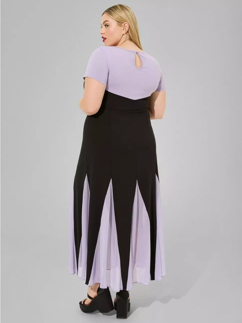 Torrid Disney The Little Mermaid Ursula Purple Maxi Dress Size 22-24, 3XL - Picture 2 of 5